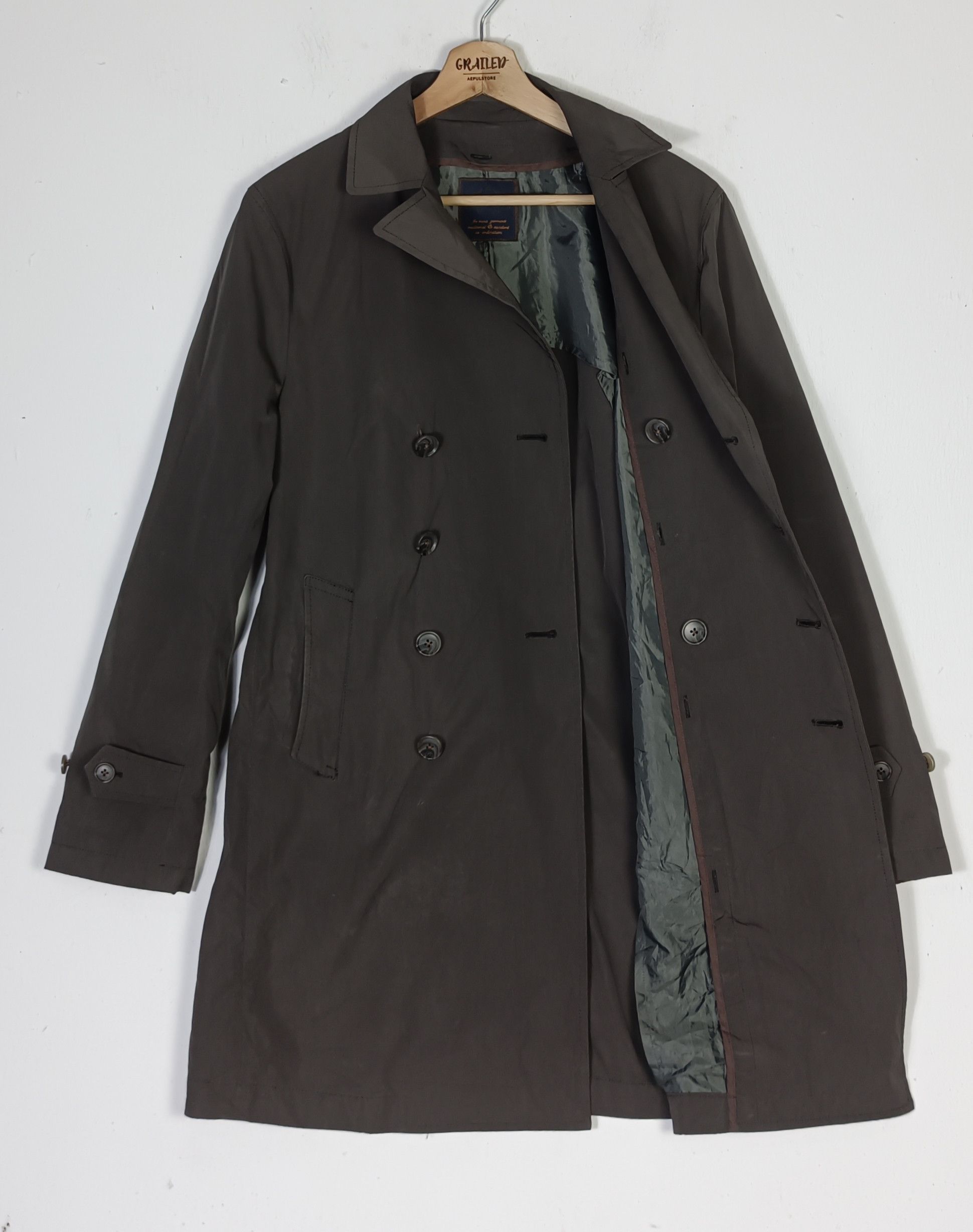 NOLLEY'S Vintage Nolley's Trench Coat Double breasted Size US M / EU 48-50 / 2 - 2 Thumbnail