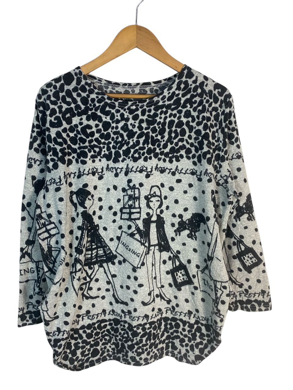 Japanese Brand V.I.A.N.T.E fullprint blouse shirt Size L / US 10 / IT 46 - 1 Thumbnail