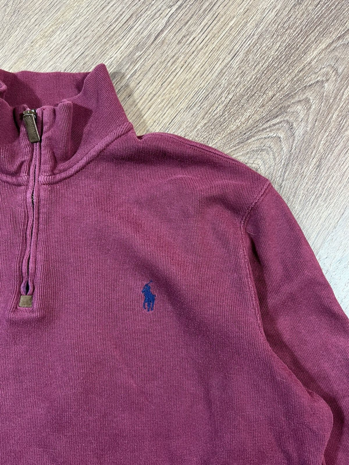 Polo Ralph Lauren × Ralph Lauren × Vintage Vintage 90s Polo Ralph Lauren 1/4 Zip Size US M / EU 48-50 / 2 - 2 Thumbnail