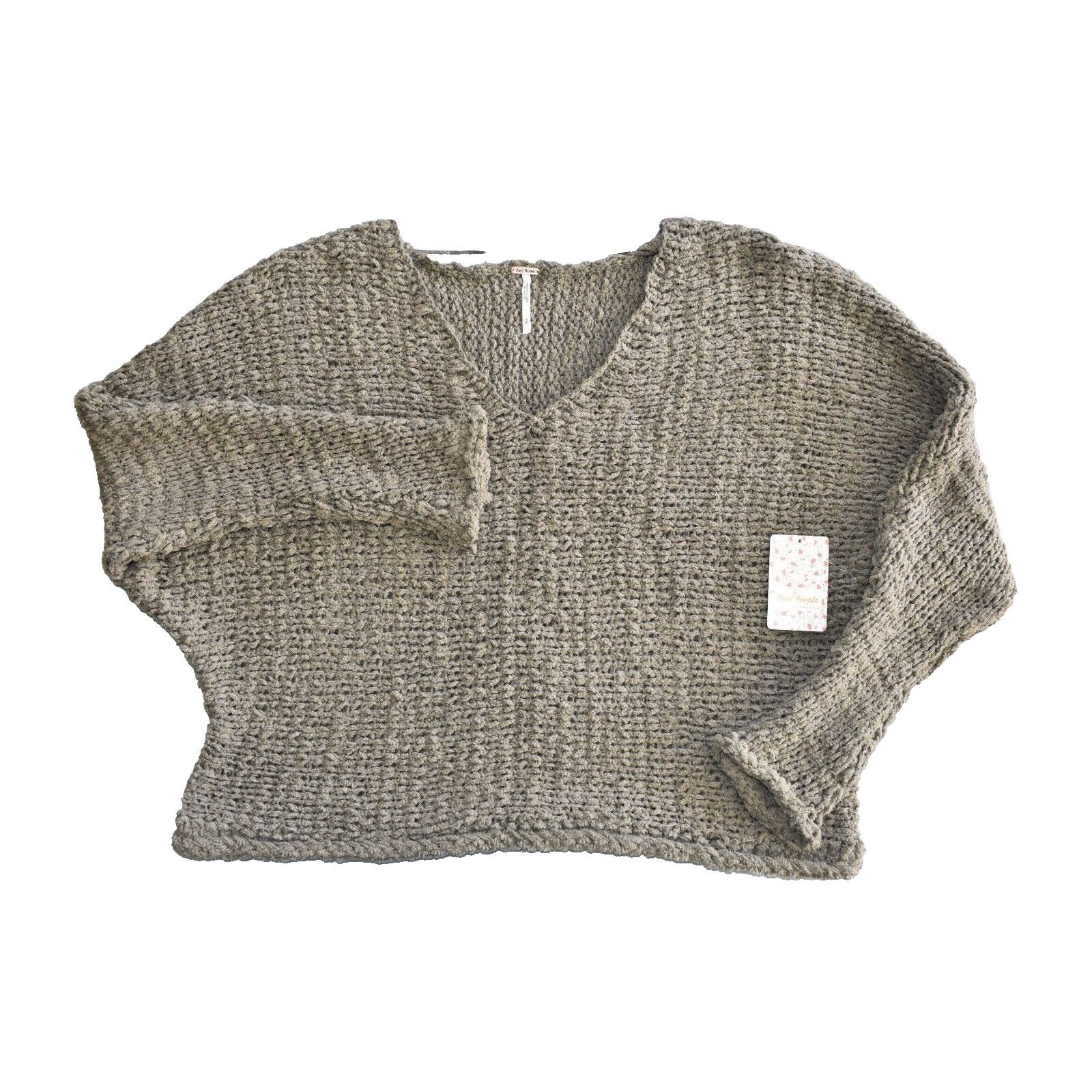 Free People NWT FREE PEOPLE Cotton Dolphin Bay Knit Sweater Size S $128 Size S / US 4 / IT 40 - 4 Thumbnail