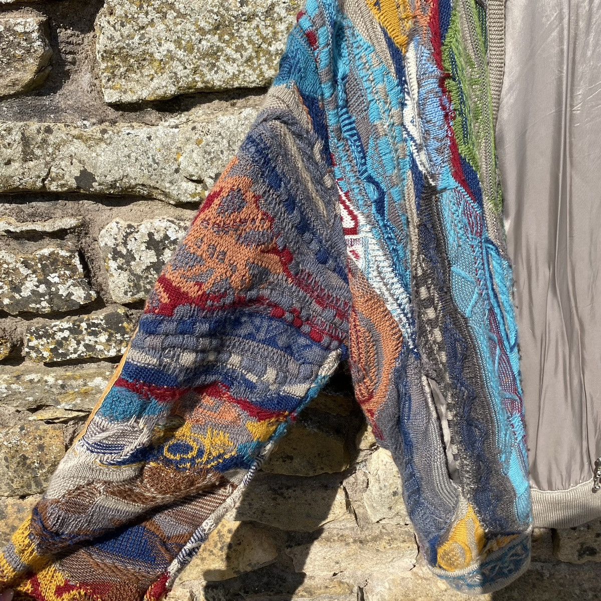 Coogi vintage coogi multicoloured knit bomber jacket Size US M / EU 48-50 / 2 - 5 Thumbnail