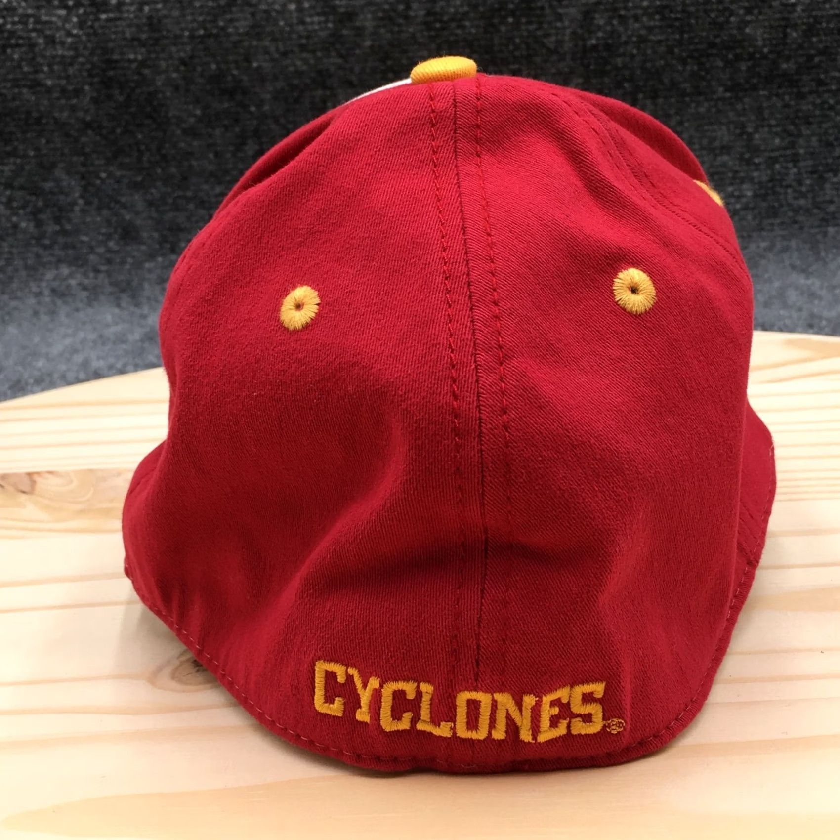 Vintage Iowa State University Cyclones Hat Baseball Cap Fitted One Size Red White Mens Size ONE SIZE - 7 Thumbnail
