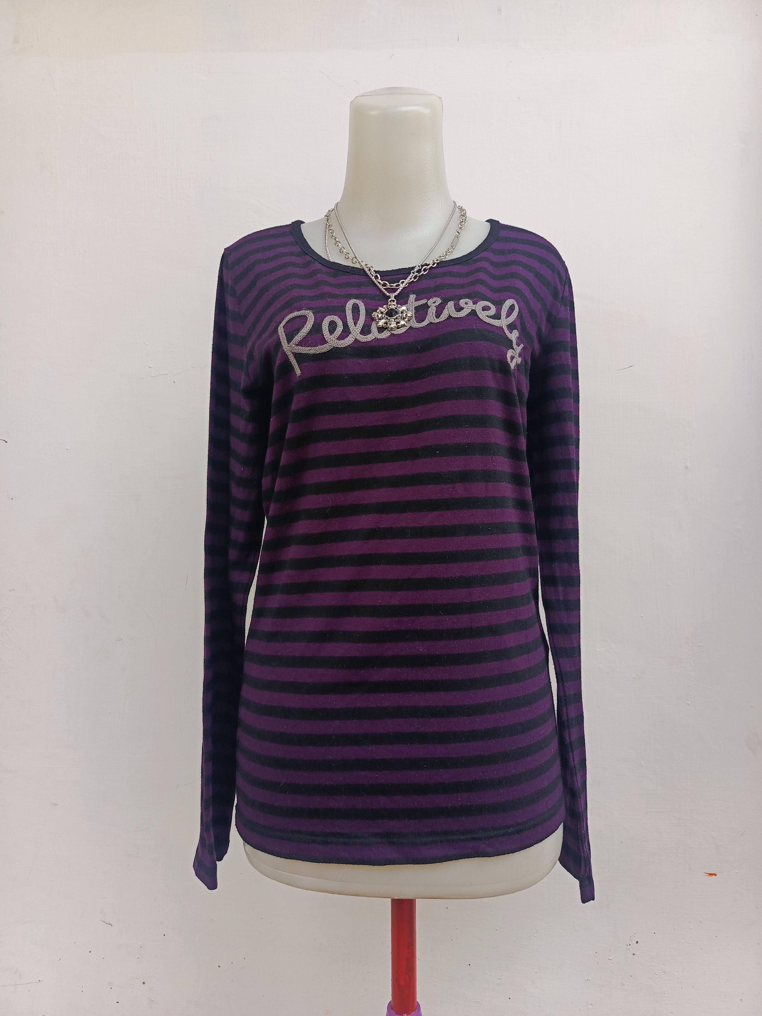 Japanese Brand Colza Striped Long Sleeve Tee Size L / US 10 / IT 46 - 1 Thumbnail