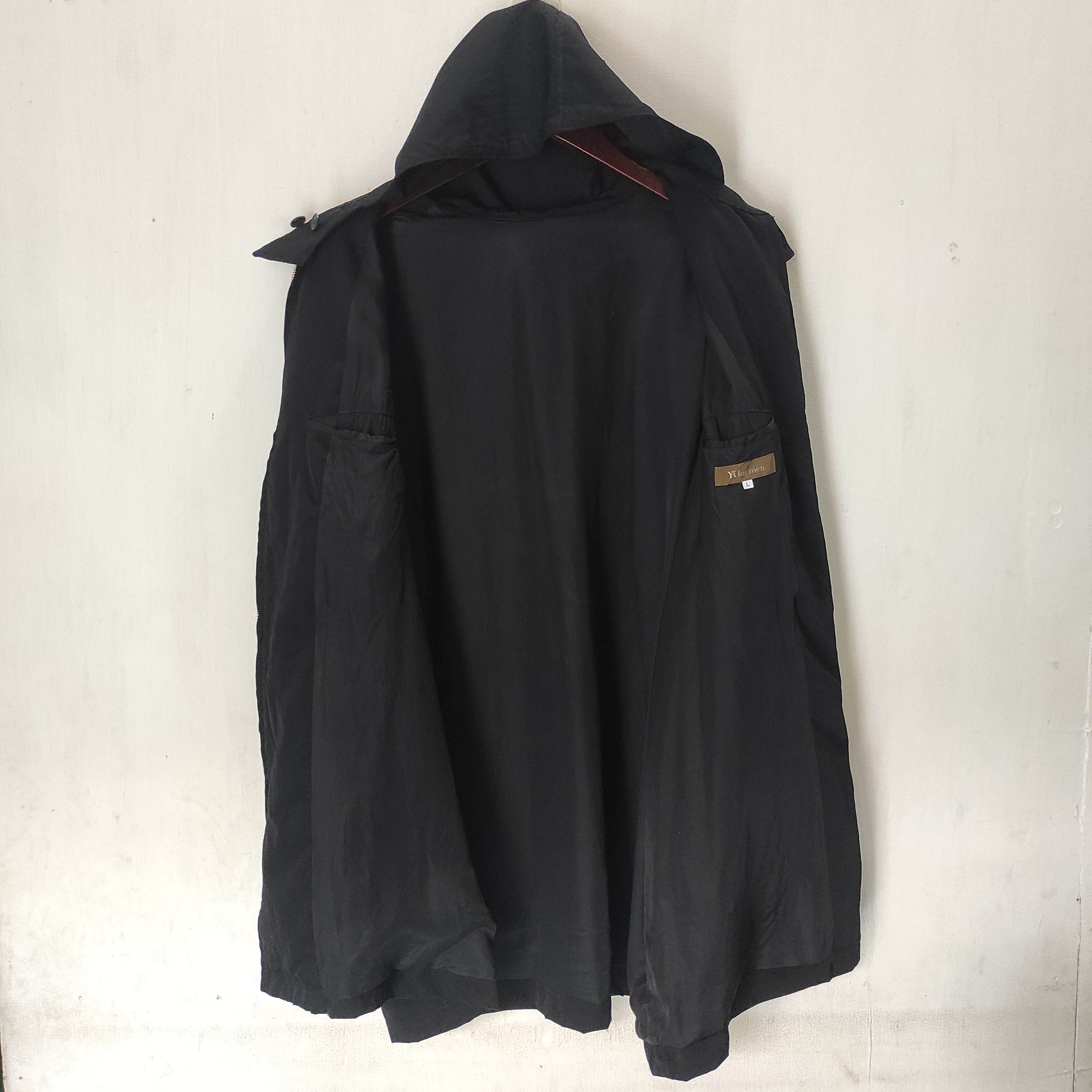 Rare Ys for men Yohji Yamamoto Long Jacket Hooded