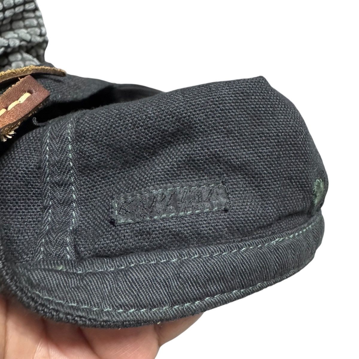 Kapital Kapital Tiger Embroidery Black Denim Mechanic Hats Size ONE SIZE - 11 Thumbnail