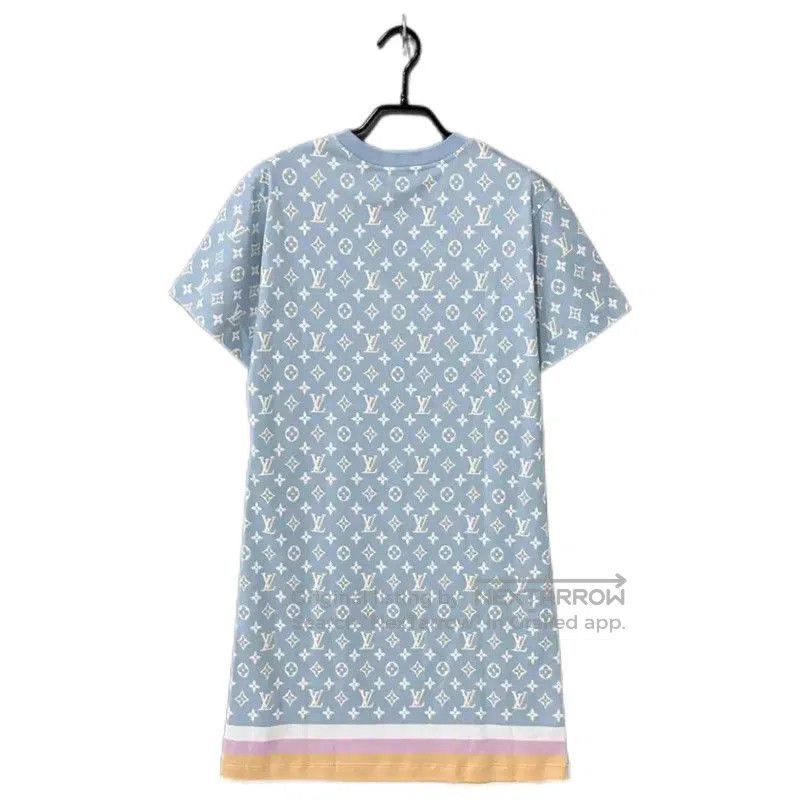 Louis Vuitton Louis Vuitton Blue Women's Dress Size S . Size S / US 4 / IT 40 - 2 Thumbnail
