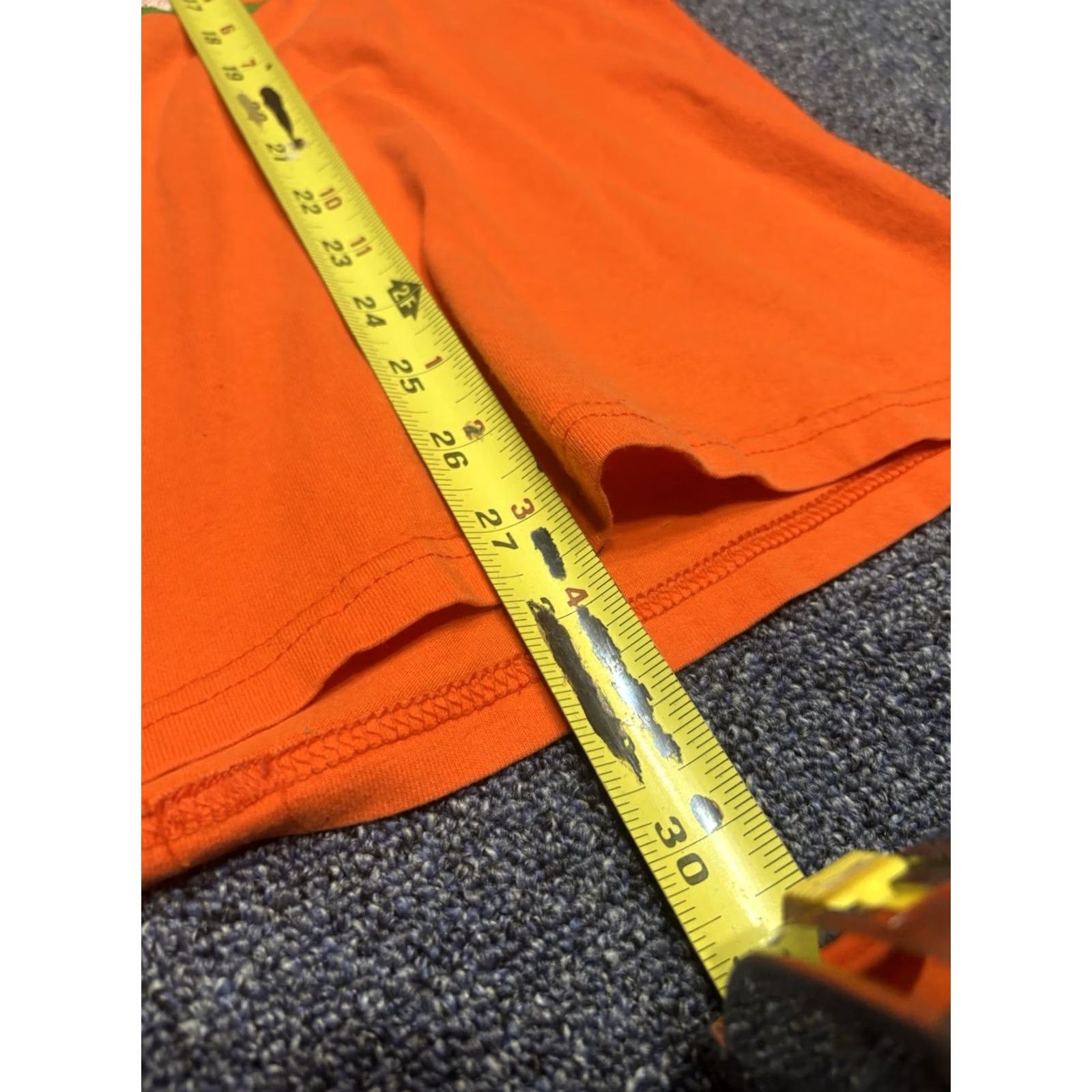 Vintage VINTAGE Hallmark Tee Pumpkin Shirt L Men Orange 50/50 Knit Graphic 80s Halloween Size US L / EU 52-54 / 3 - 6 Thumbnail