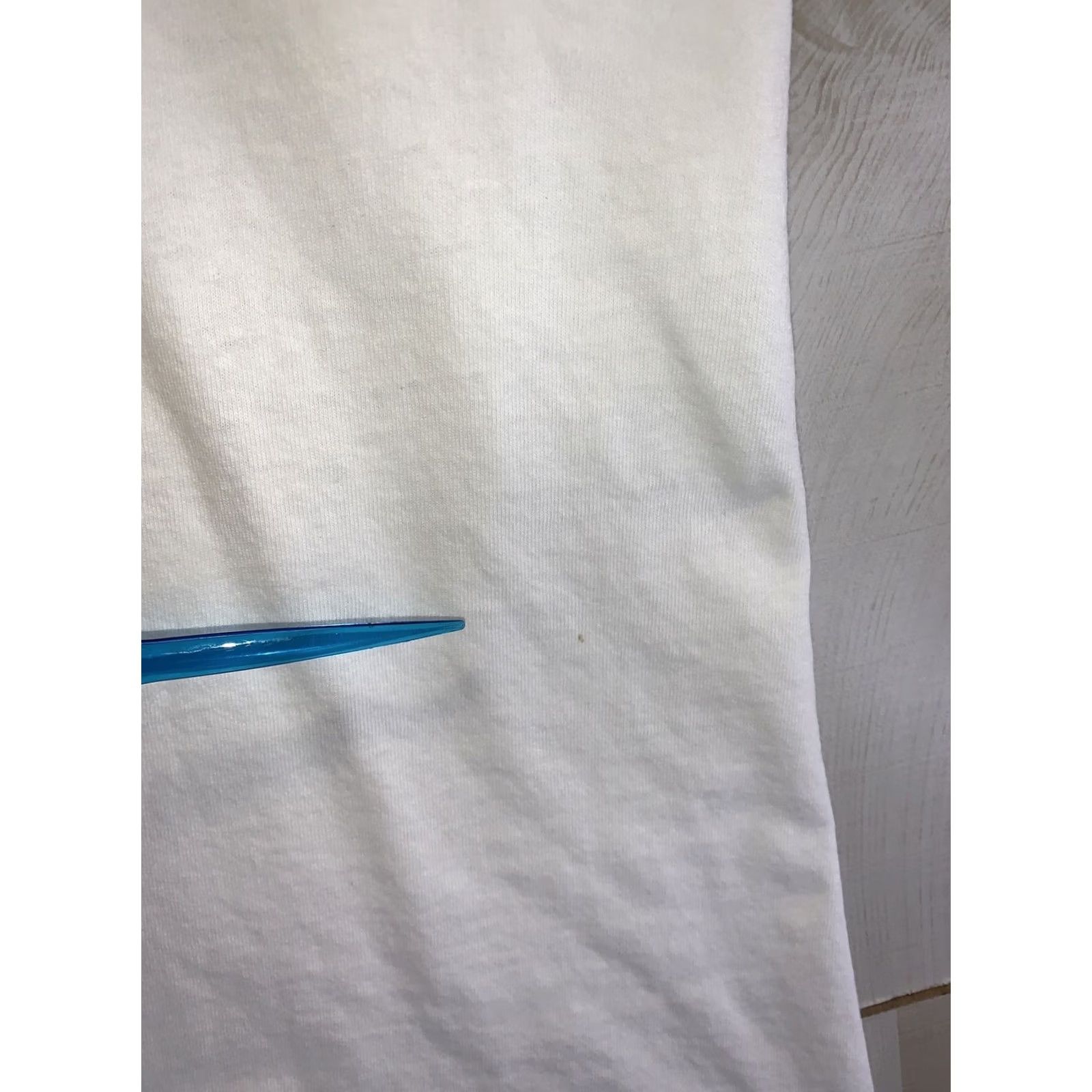 Vintage VINTAGE 1990s Jamaica T Shirt Womens L-6493 Embroidered Single Stitch White Shirt Size L / US 10 / IT 46 - 6 Thumbnail