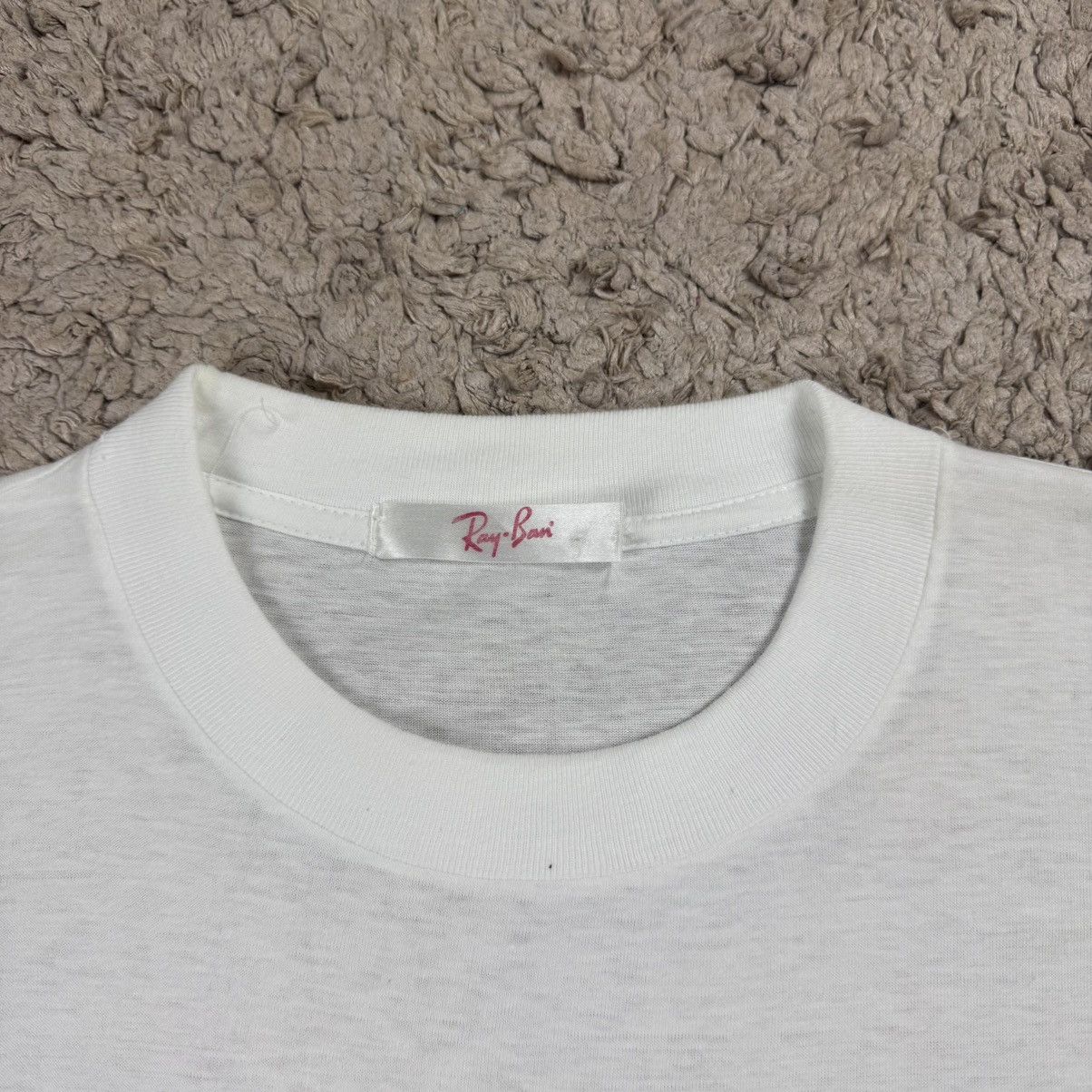 RayBan Vintage 90s Ray-ban Couple Graphic Promo T-shirt Size US M / EU 48-50 / 2 - 9 Thumbnail