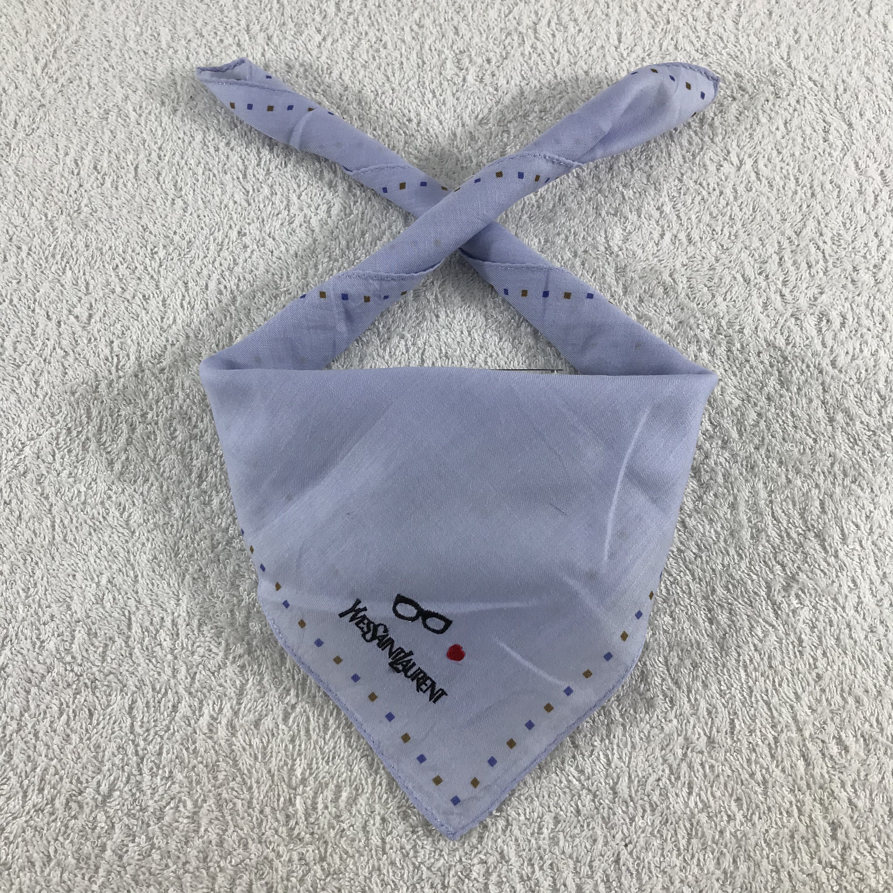 Vintage × Yves Saint Laurent Yves Saint Laurent Bandana / Handkerchief /Neckerchief -S162 Size ONE SIZE - 3 Thumbnail