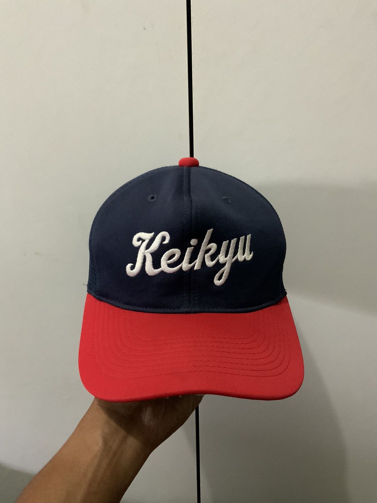 Japanese Brand Keikyu spellout indigo Japan Trucker Hat Size ONE SIZE - 5 Thumbnail