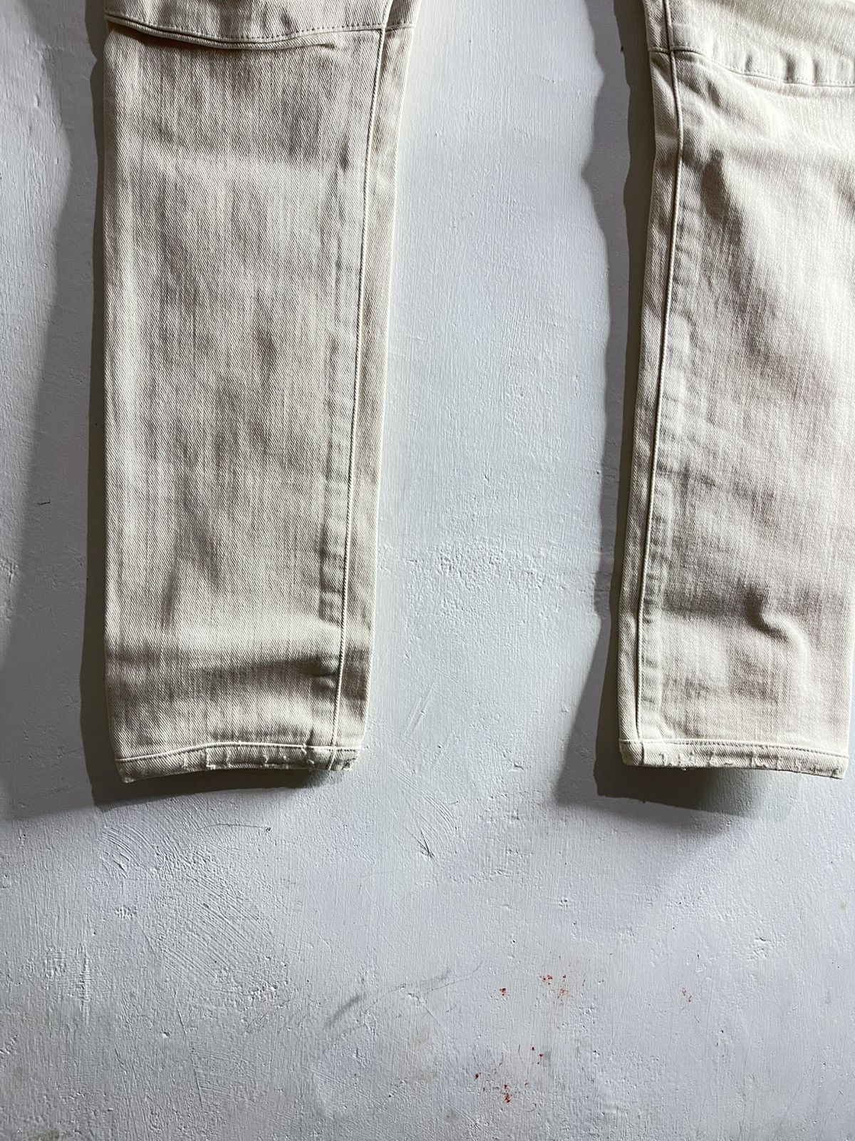 Balmain SS12 Christophe decarnin distressed biker jeans Size US 27 - 5 Thumbnail