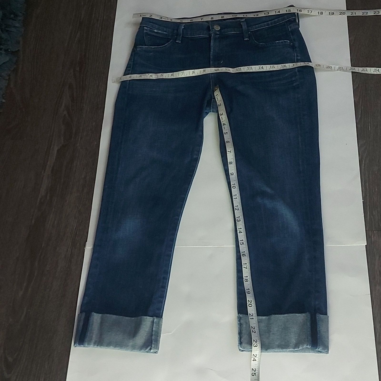 Citizens Of Humanity Citizens of Humanity Dani Cropped Straight Leg Blue Jean 27 Size 27" / US 4 / IT 40 - 3 Thumbnail