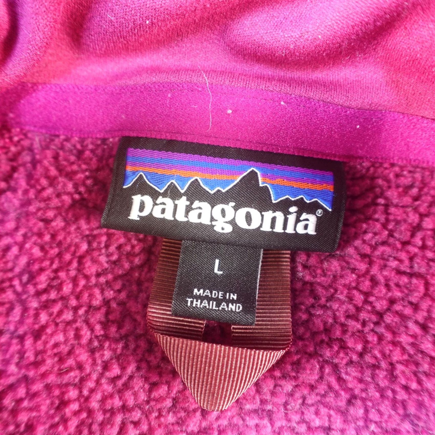 Patagonia Patagonia Sweater Womens Large Pink 1/4 Zip Fleece Pullover Thermal Knit Outdoor Size L / US 10 / IT 46 - 3 Thumbnail