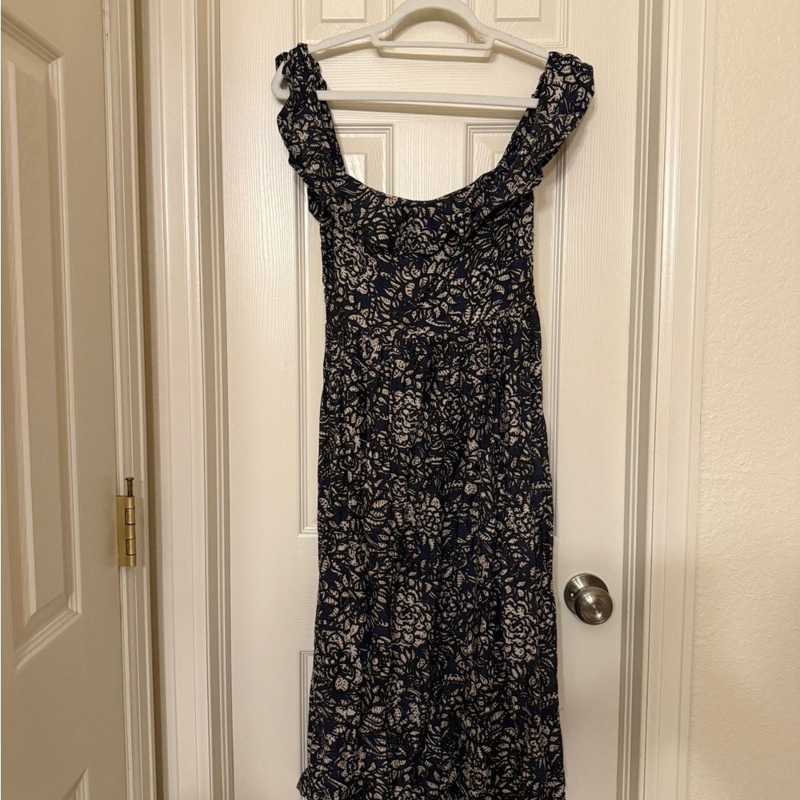 Apiece Apart Apiece Apart Novella Maria Off The Shoulder Floral Dress Size S / US 4 / IT 40 - 3 Thumbnail