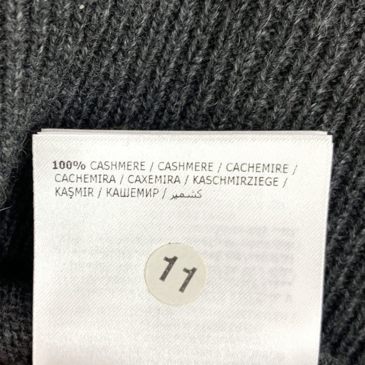 Moncler Moncle Dark Grey Cashmere Long Sleeve Knit Sweater K26WX Size M / US 6-8 / IT 42-44 - 8 Thumbnail