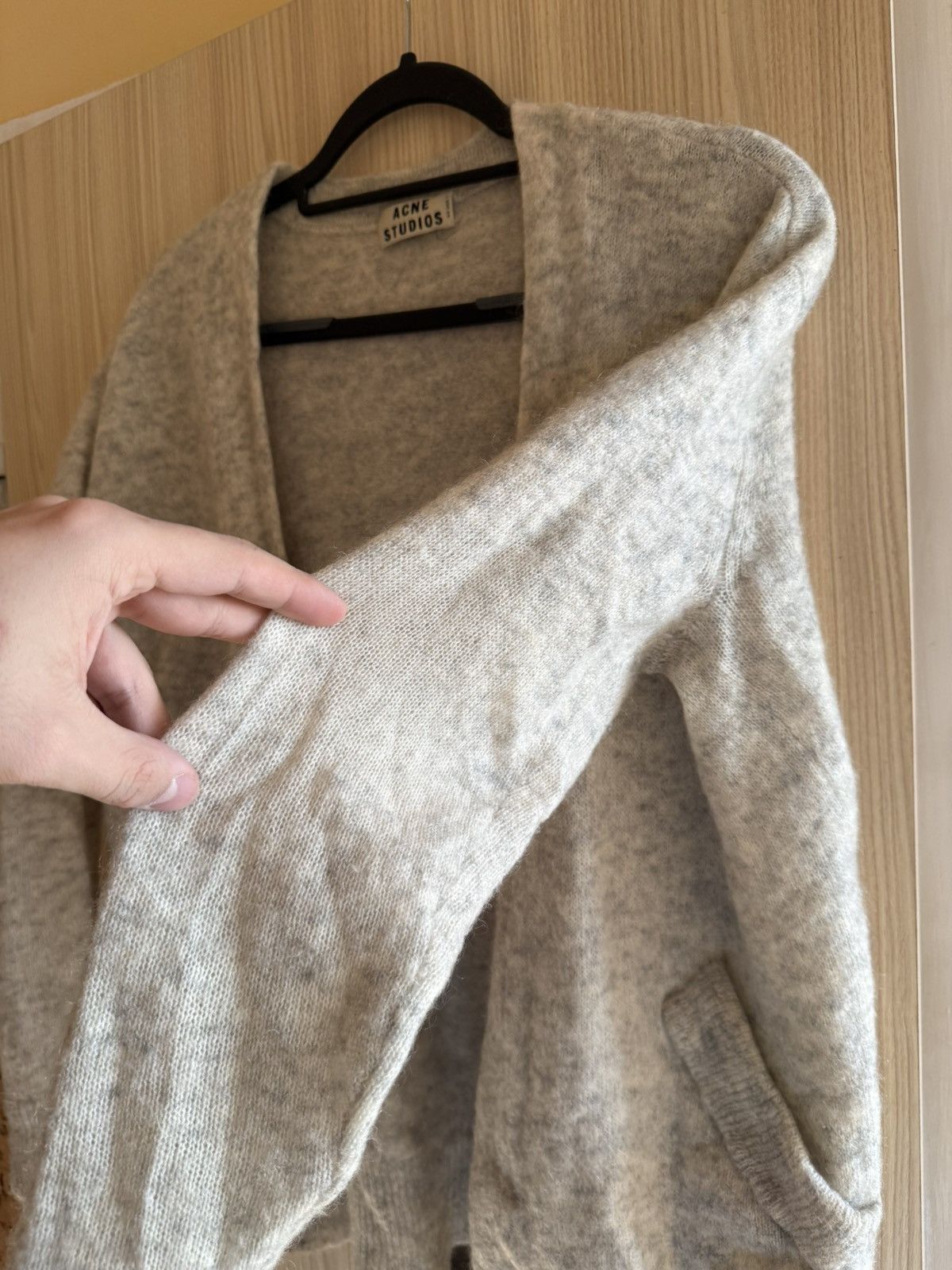 Acne Studios Acne Studios Womens Raya Mohair Open Cardigan Size XS Size XS / US 0-2 / IT 36-38 - 8 Thumbnail