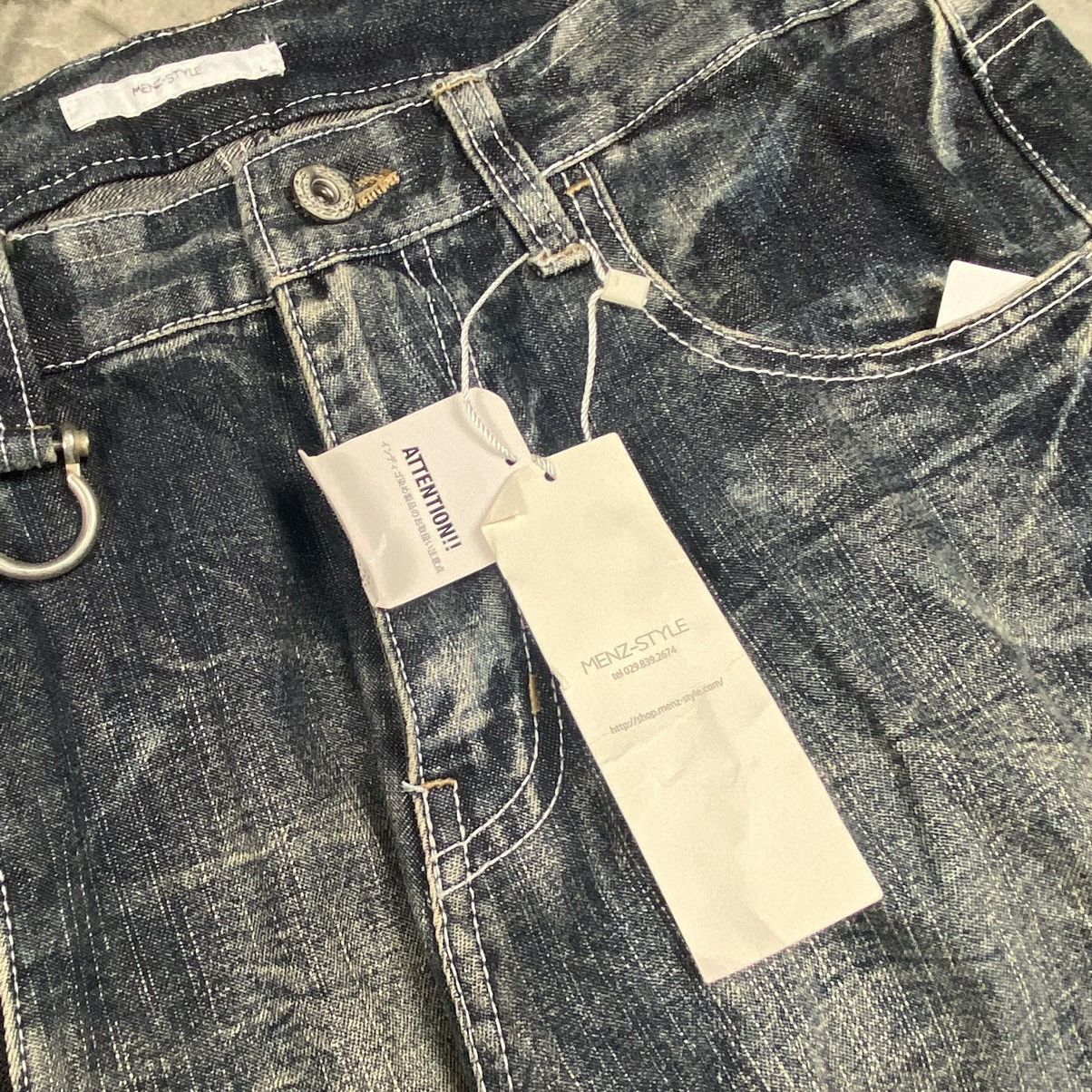 If Six Was Nine × Japanese Brand × Le Grande Bleu (L.G.B.) Menz Jeans Snake Acid Washed Bondage Jeans Size US 34 / EU 50 - 5 Thumbnail