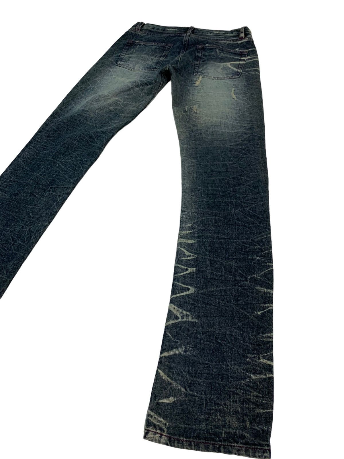 Japanese Brand 🔥Rare Japanese Brand Lowbox Distressed Asid Wash Design Size US 30 / EU 46 - 7 Thumbnail