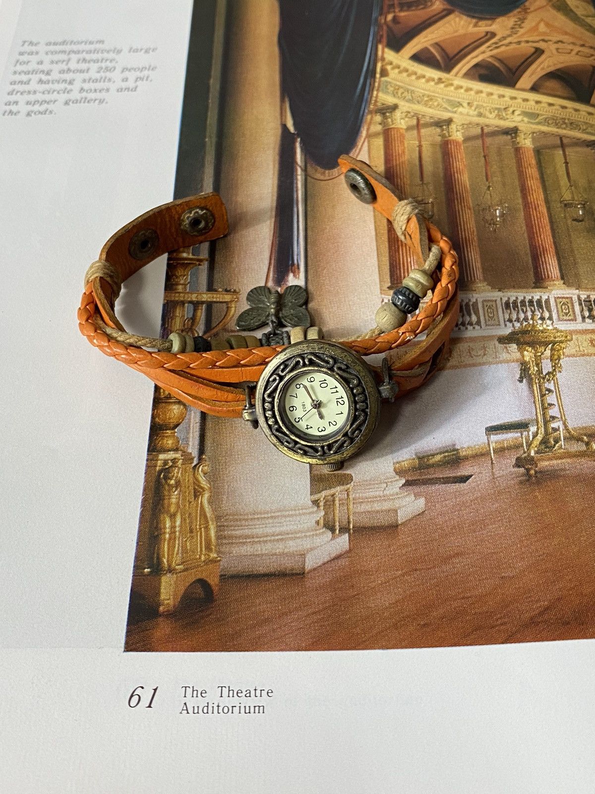 Jewelry Boho Watch with Butterfly & Braided Strap Size ONE SIZE - 1 Thumbnail