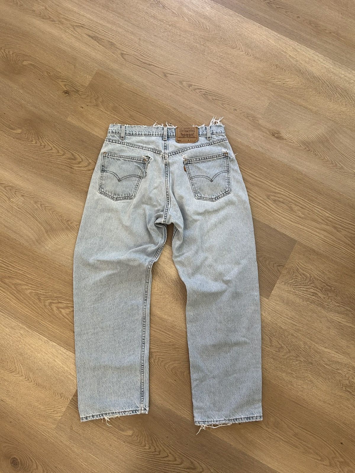 Levi's Vintage Clothing Vintage Levis 565 wide leg denim Size US 33 - 2 Thumbnail