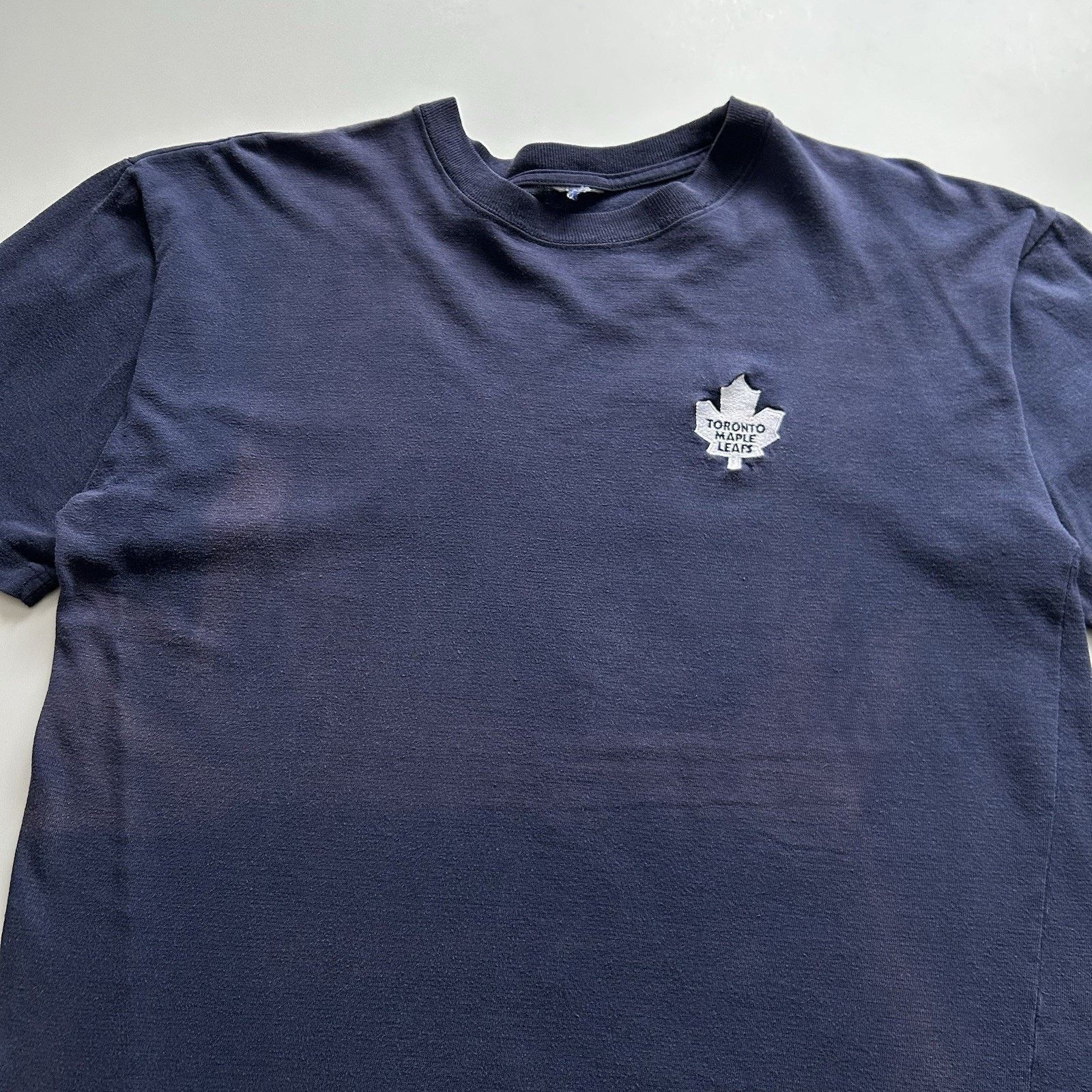 NHL × Vintage Vintage Toronto Maple Leafs NHL T Shirt Medium Faded Rare Size US M / EU 48-50 / 2 - 2 Thumbnail
