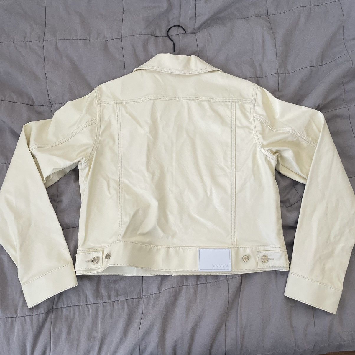 Eytys Eytys Vegan Leather Cropped Jacket Size M / US 6-8 / IT 42-44 - 2 Thumbnail