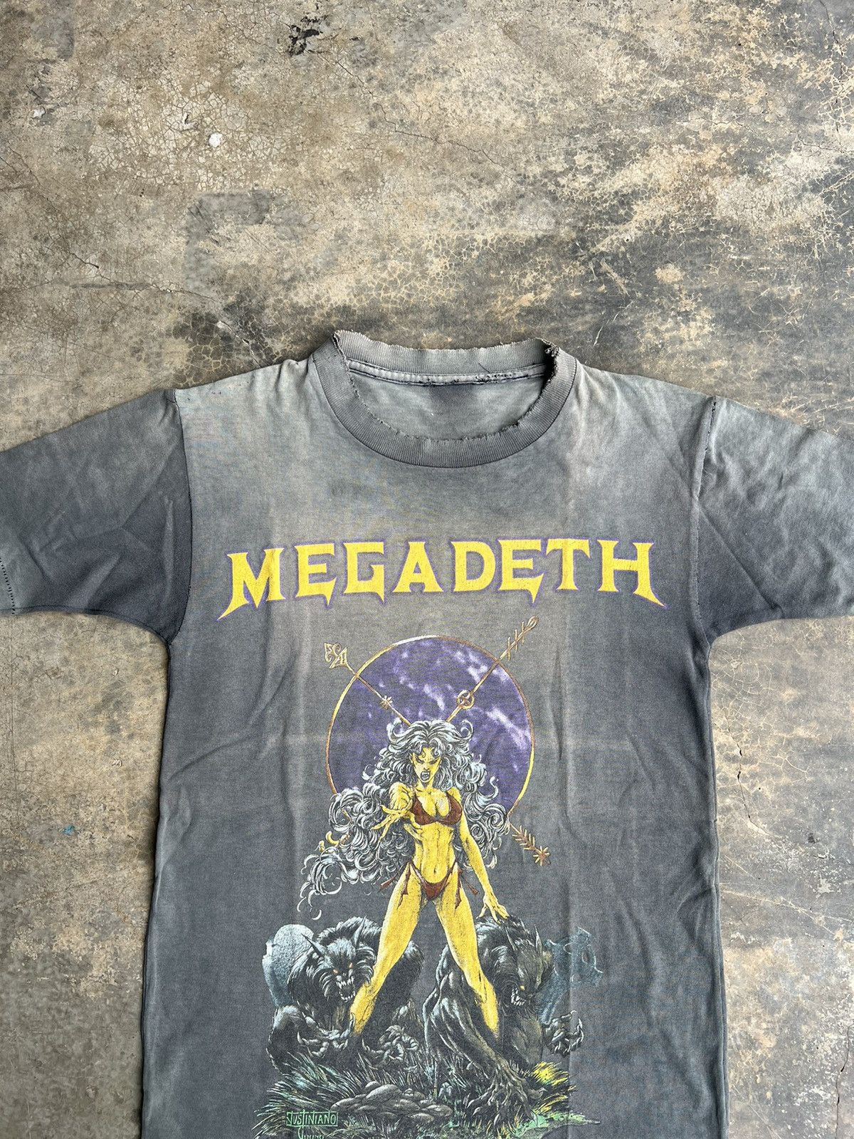 Band Tees Distressed Vintage Megadeth Cryptic Writings Band Tees Size US S / EU 44-46 / 1 - 4 Thumbnail