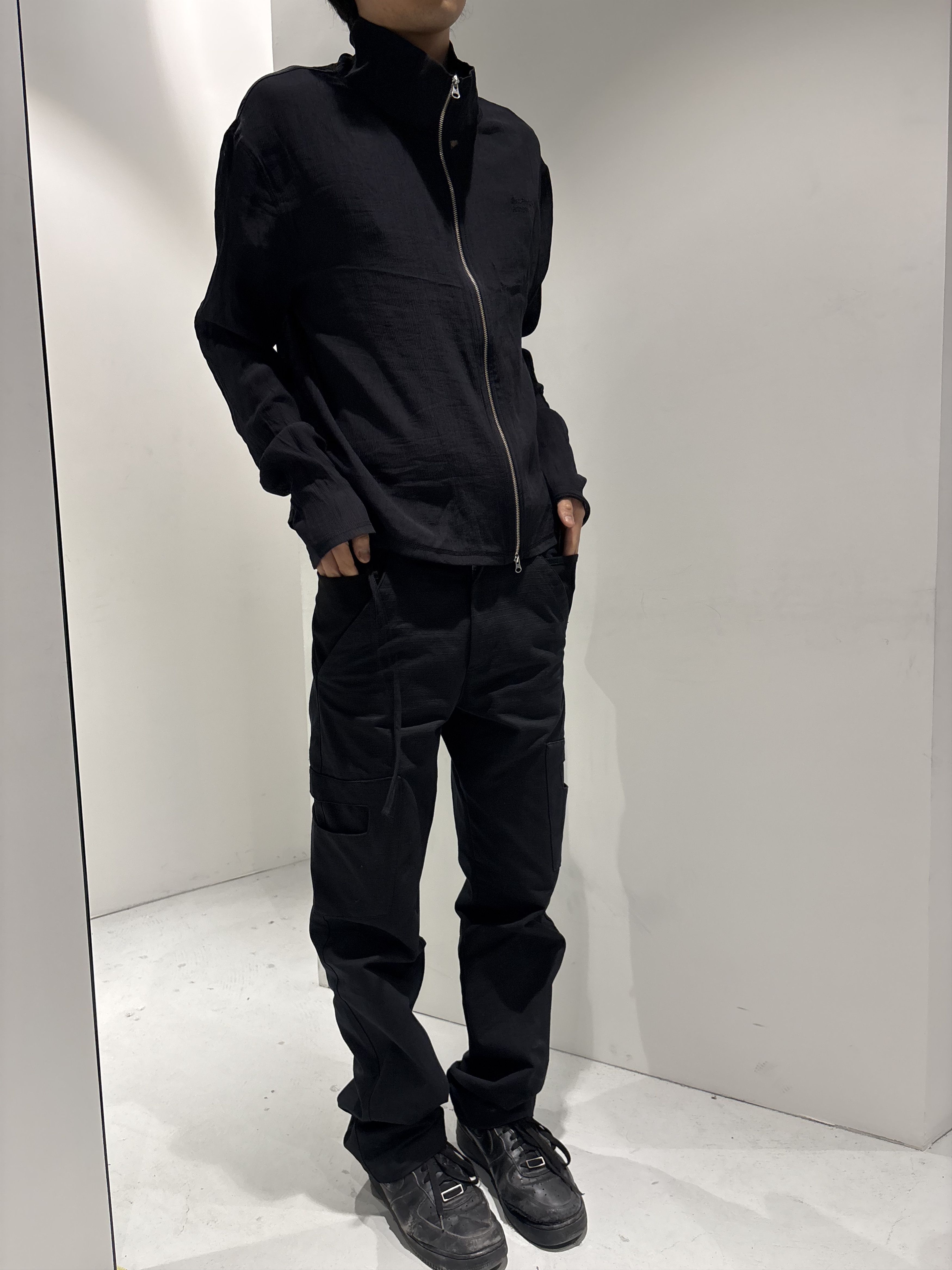 Other MPa VEIL CREPE ZIP JACKET (BLACK) , PLASTICPRODUCT Size US M / EU 48-50 / 2 - 1 Thumbnail
