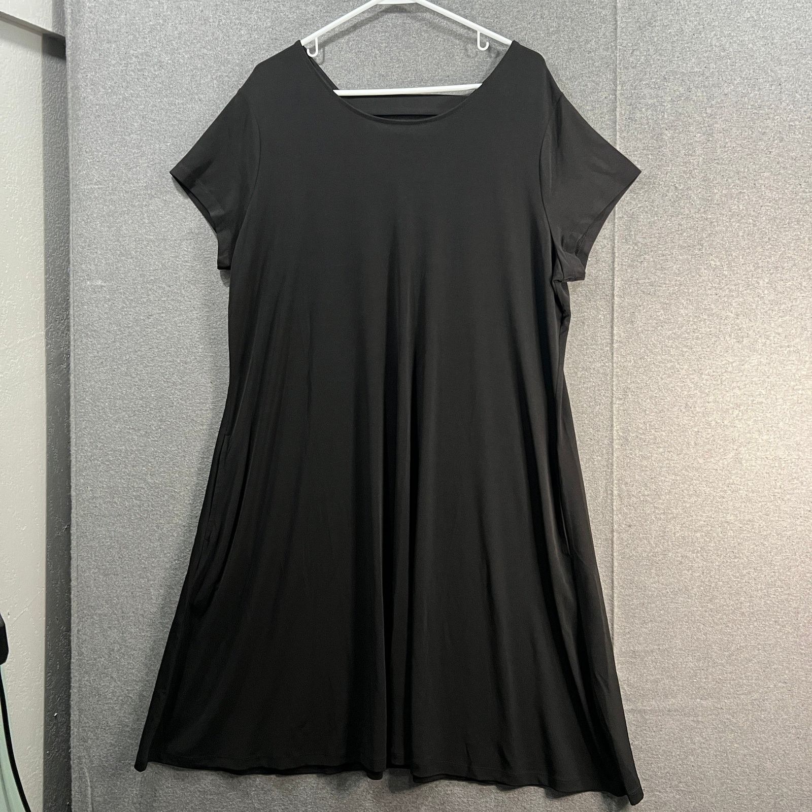 Other Susen Graver Liquid Knit Cap Sleeve Dress Black X-Large Size XL / US 12-14 / IT 48-50 - 1 Thumbnail