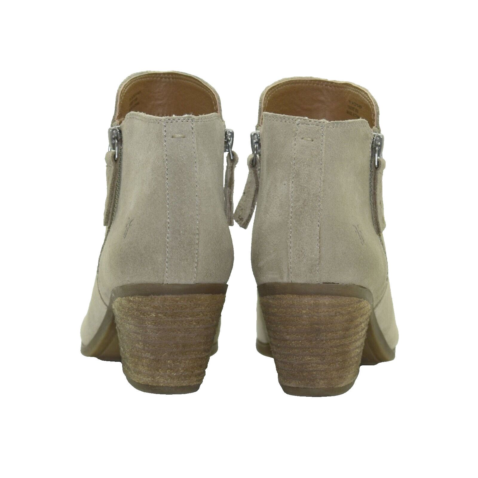 Frye FRYE Judith Ash Suede Side Zippers Ankle Bootie Shoes Sz 7M Size US 7 / IT 37 - 4 Thumbnail