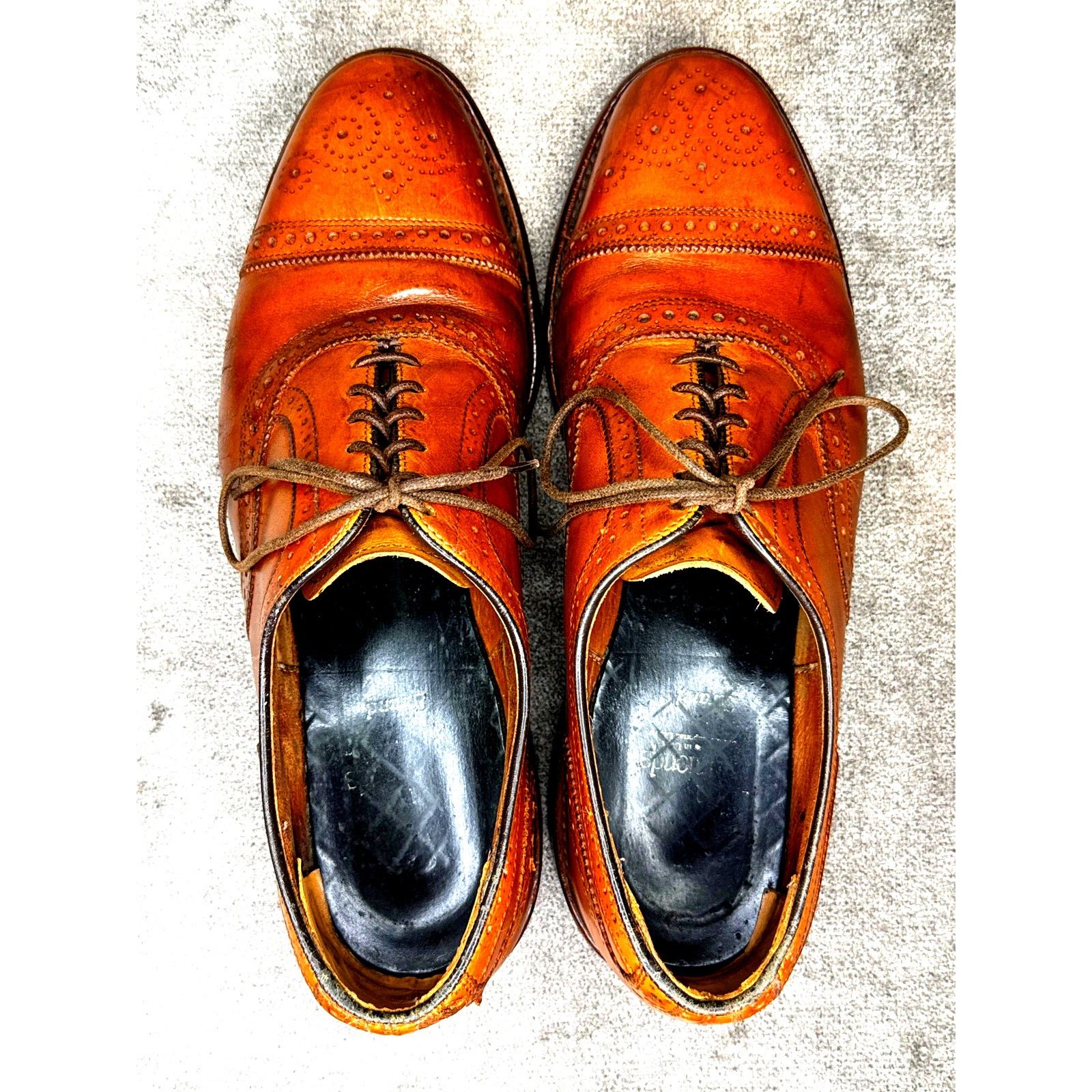 Allen Edmonds Allen Edmonds Strand Cap Toe Oxford Brown Calf 11D Size US 11 / EU 44 - 7 Thumbnail