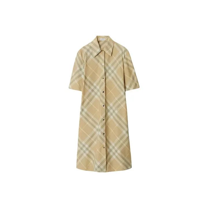 Burberry Burberry Plaid Short Sleeve Dress for Women 0079 Size S / US 4 / IT 40 - 1 Thumbnail