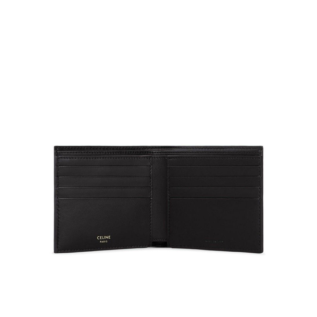 Celine CELINE Black Triomphe Canvas Bi-Fold Wallet New & Authentic Size ONE SIZE - 2 Thumbnail