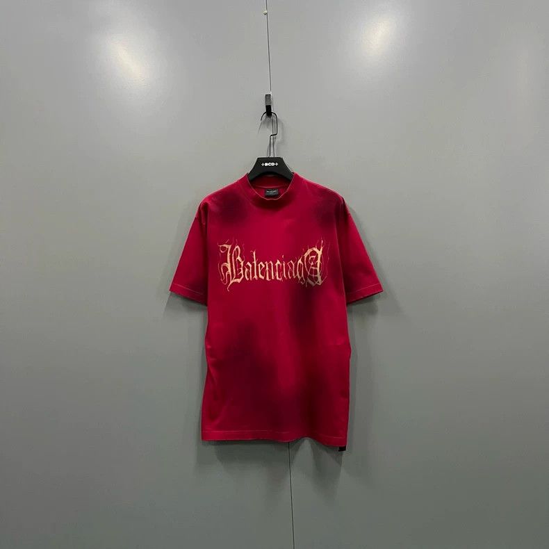 Balenciaga Balenciaga Devanagari Letter Worn Short Sleeve Size US XS / EU 42 / 0 - 1 Thumbnail