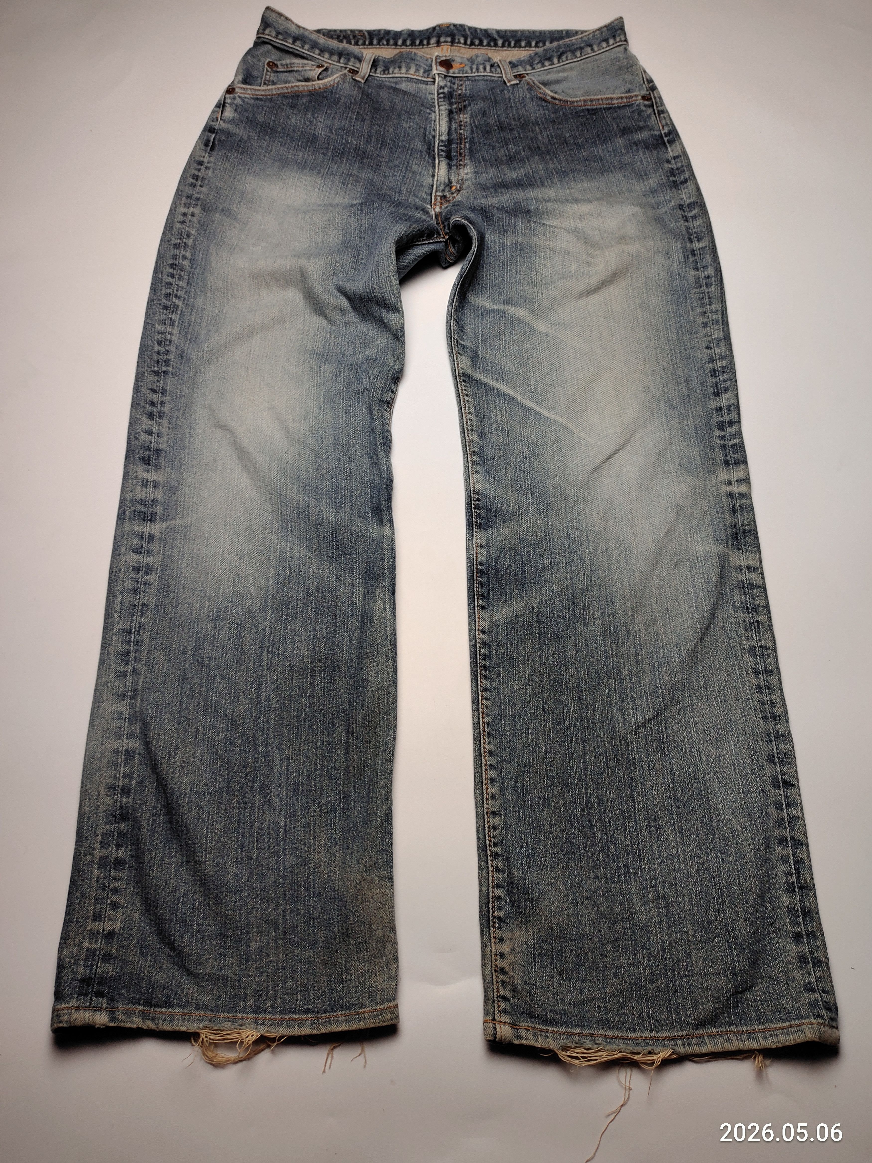 Vintage GL Heart distressed rusty mud denim pants Size US 32 / EU 48 - 1 Thumbnail