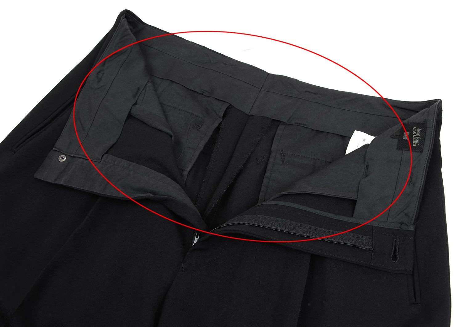 Jean Paul Gaultier Wool Tapered Pants in Black Size 48 Size US 32 / EU 48 - 5 Thumbnail