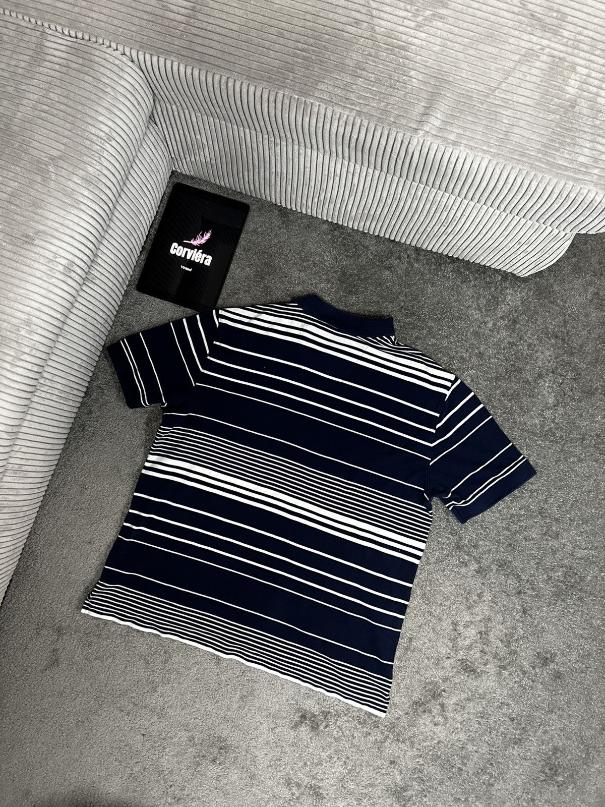 Designer × Nautica × Vintage Nautica Striped Vintage Polo Shirt Size US XL / EU 56 / 4 - 3 Thumbnail