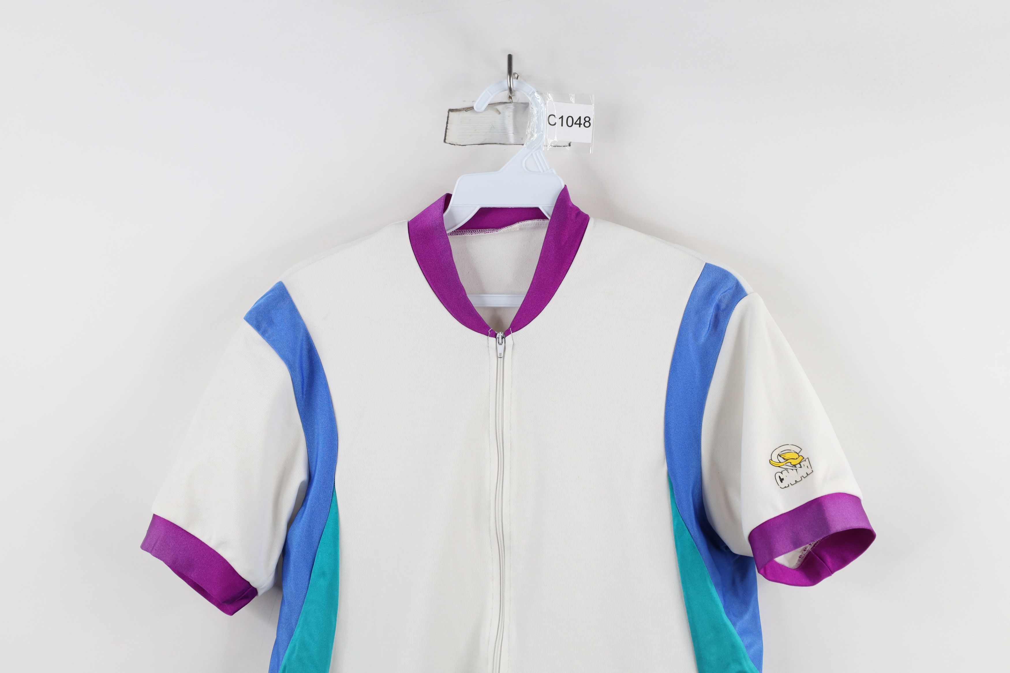 Canari × Vintage Vintage 90s Canari 3/4 Zip Cycling Bicycle Jersey Shirt Size S / US 4 / IT 40 - 2 Thumbnail