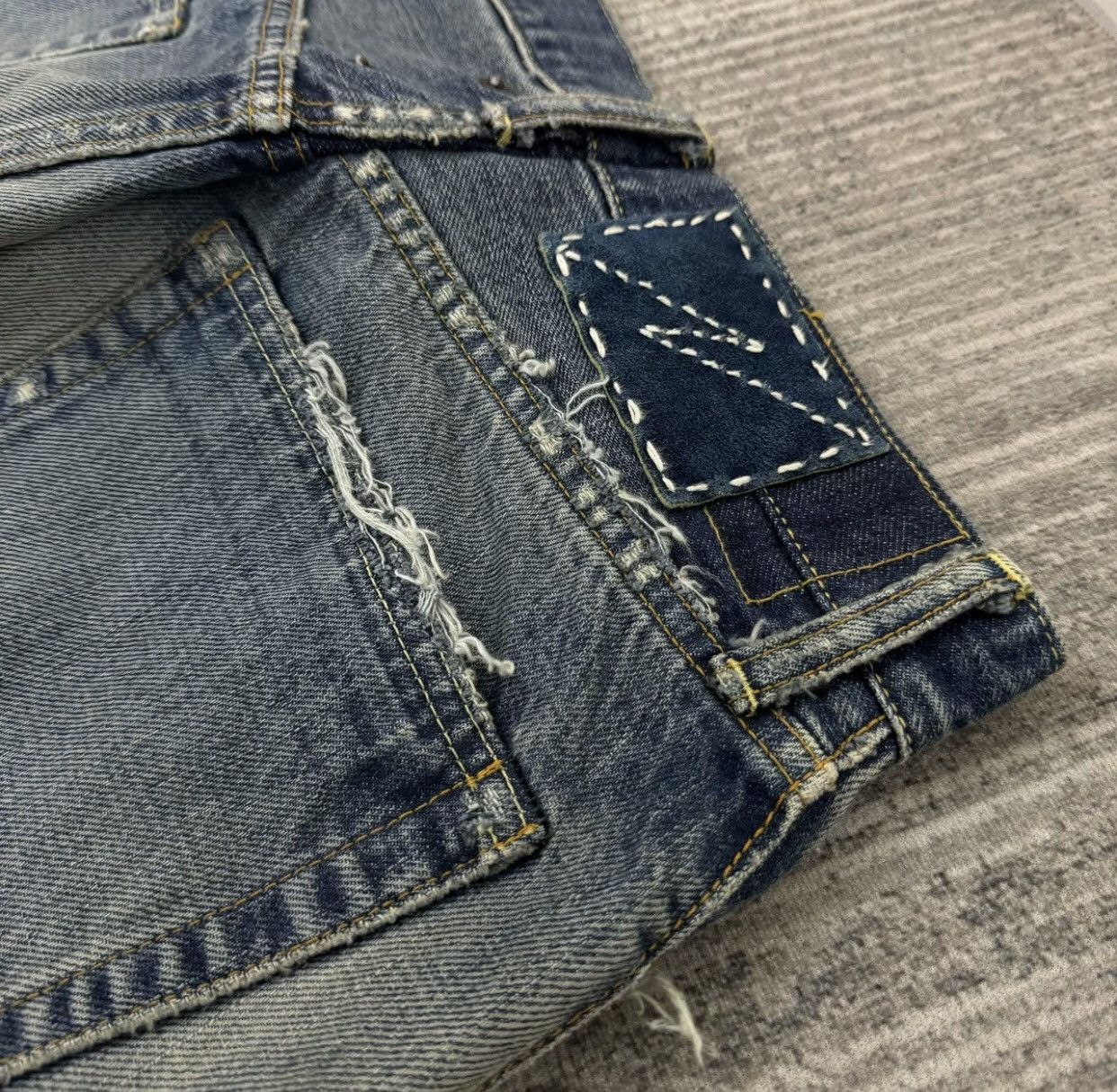 Visvim VISVIM 23AW I.C.T. SS JOURNEYMAN PANTS TACKED CRASH jeans Size US 40 / EU 56 - 3 Thumbnail