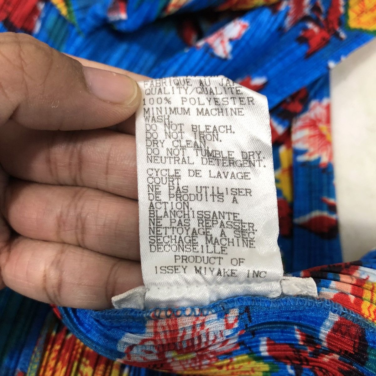 Issey Miyake 🔥VINTAGE PLEATS PLEASE ISSEY MIYAKE BUTTON UPS FLORAL DESIGN Size M / US 6-8 / IT 42-44 - 18 Thumbnail