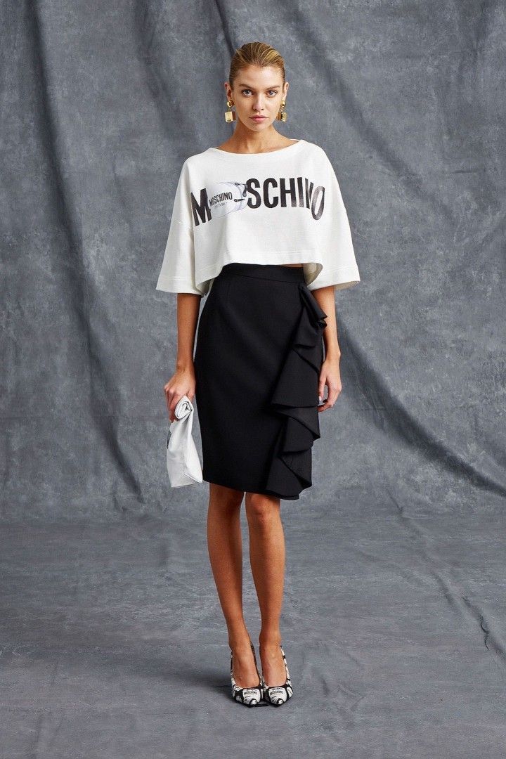Moschino Moschino Couture Resort 2016 Ruffled Skirt Size 30" / US 8 / IT 44 - 1 Thumbnail