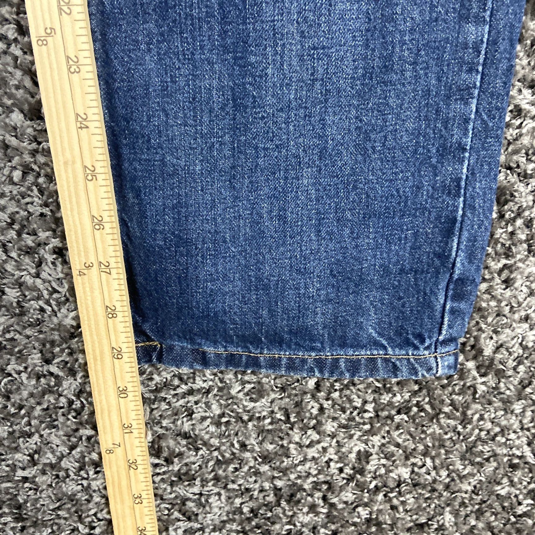Tommy Hilfiger TOMMY HILFIGER Men's Straight Blue Jeans 34x29 Regular Size US 34 / EU 50 - 7 Thumbnail