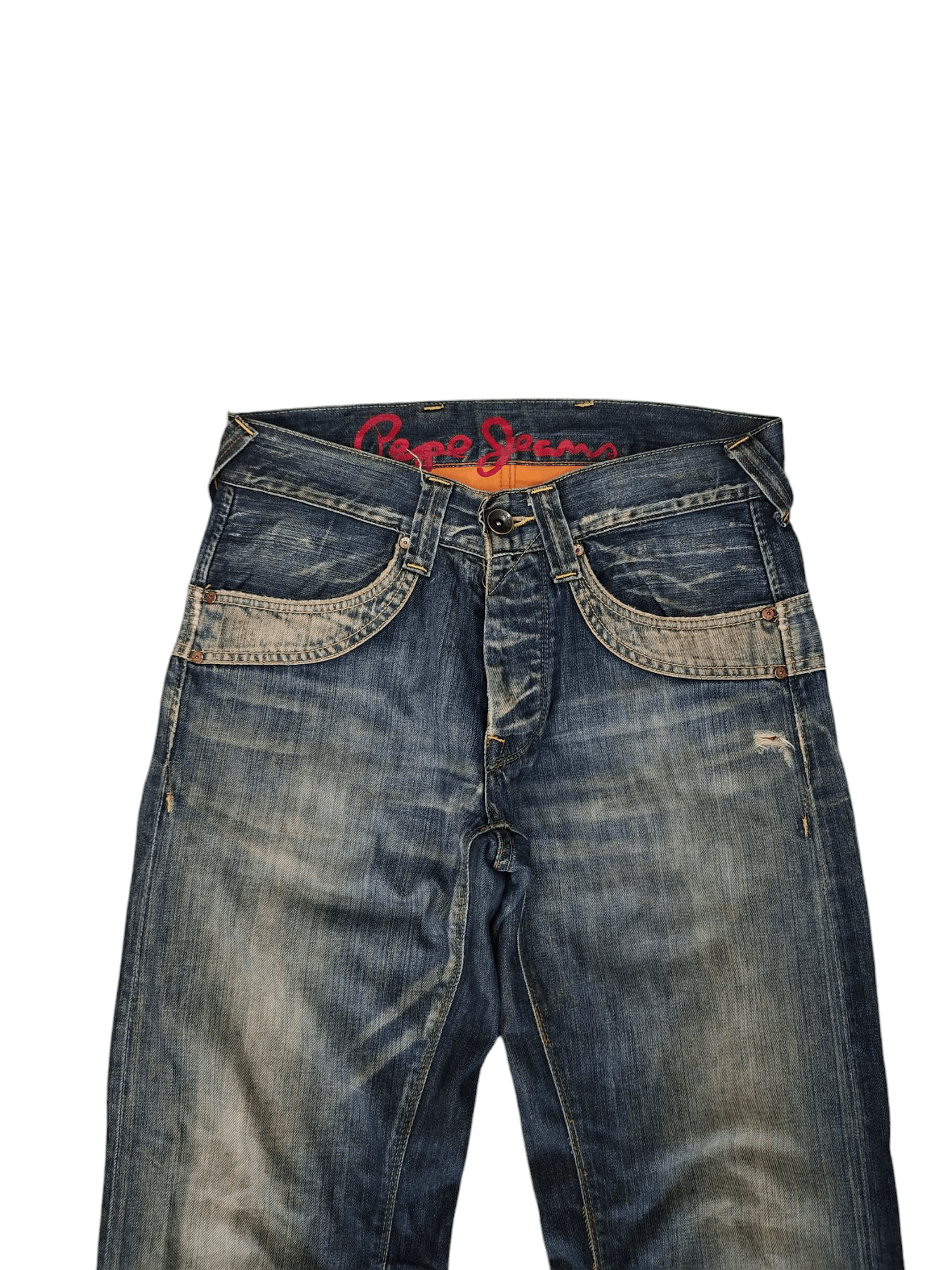 Pepe Jeans Loose Jeans Pepe Jeans Clawmark Distress Faded Wide Leg Size US 31 - 3 Thumbnail