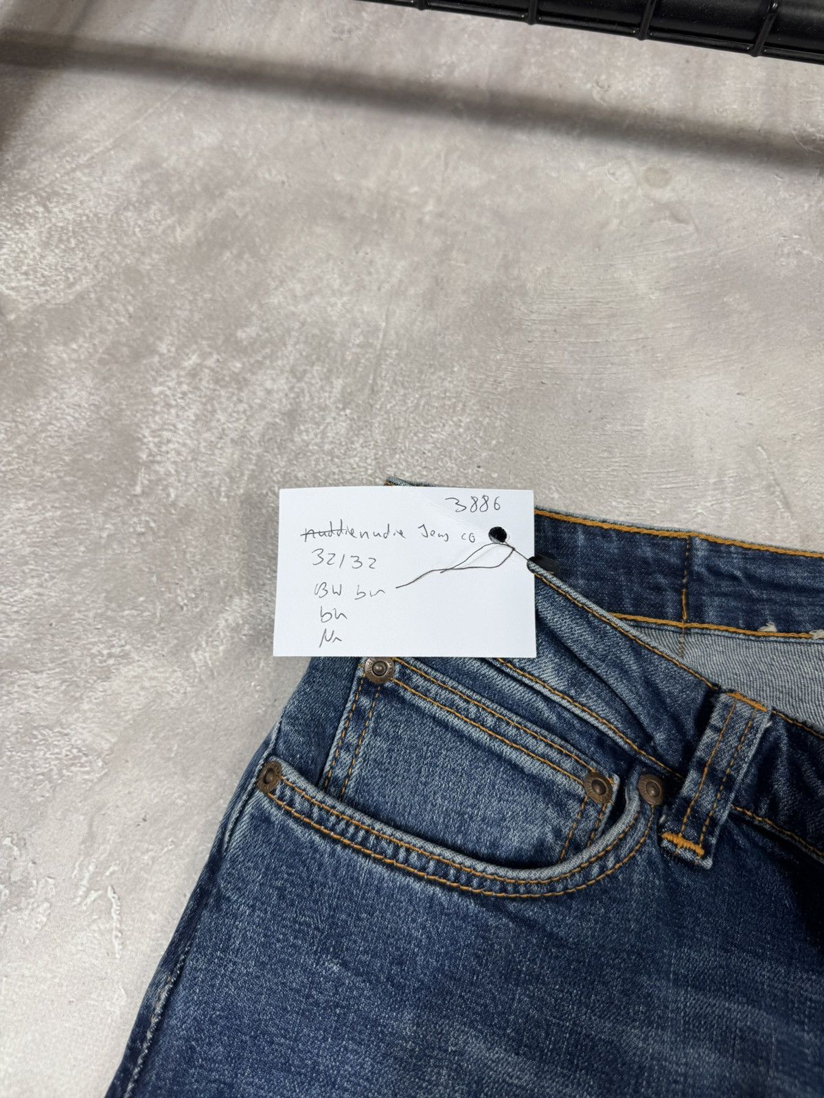 Nudie Jeans Nidie Jeans Skini Lin Distressed Pants Size US 32 / EU 48 - 8 Thumbnail