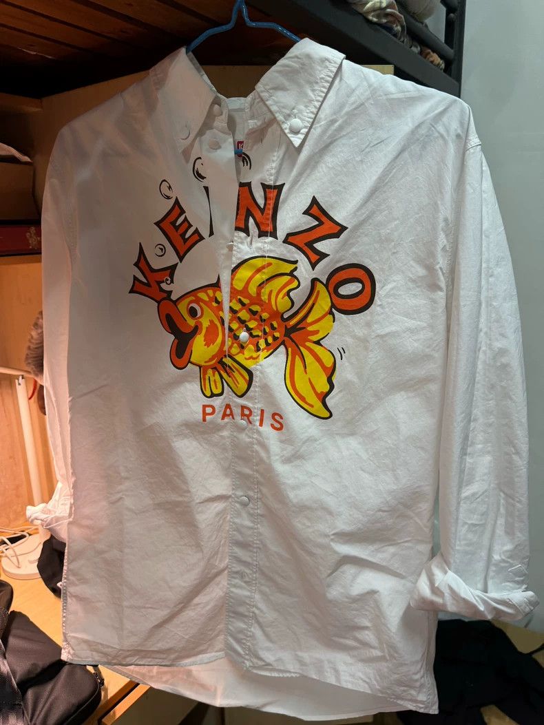 Kenzo KENZO Goldfish shirt Size US M / EU 48-50 / 2 - 1 Thumbnail