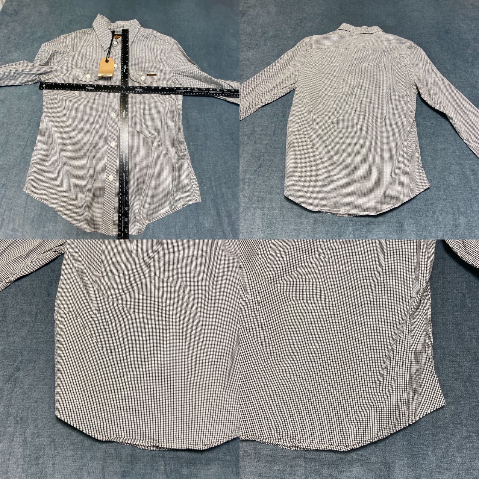 Vintage VINTAGE Civilianaire Sport Shirt Mens Large White Black Check Casual Trendy Button Up Size US L / EU 52-54 / 3 - 8 Thumbnail