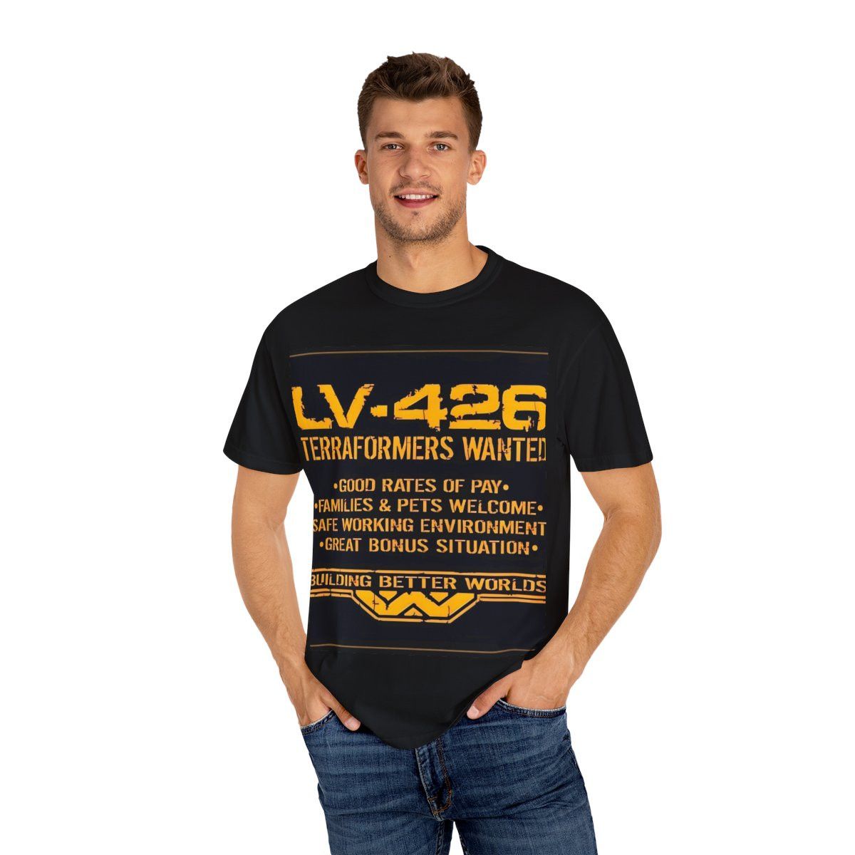 Gildan LV 426 Teraaformers Wanted Size US XL / EU 56 / 4 - 2 Thumbnail
