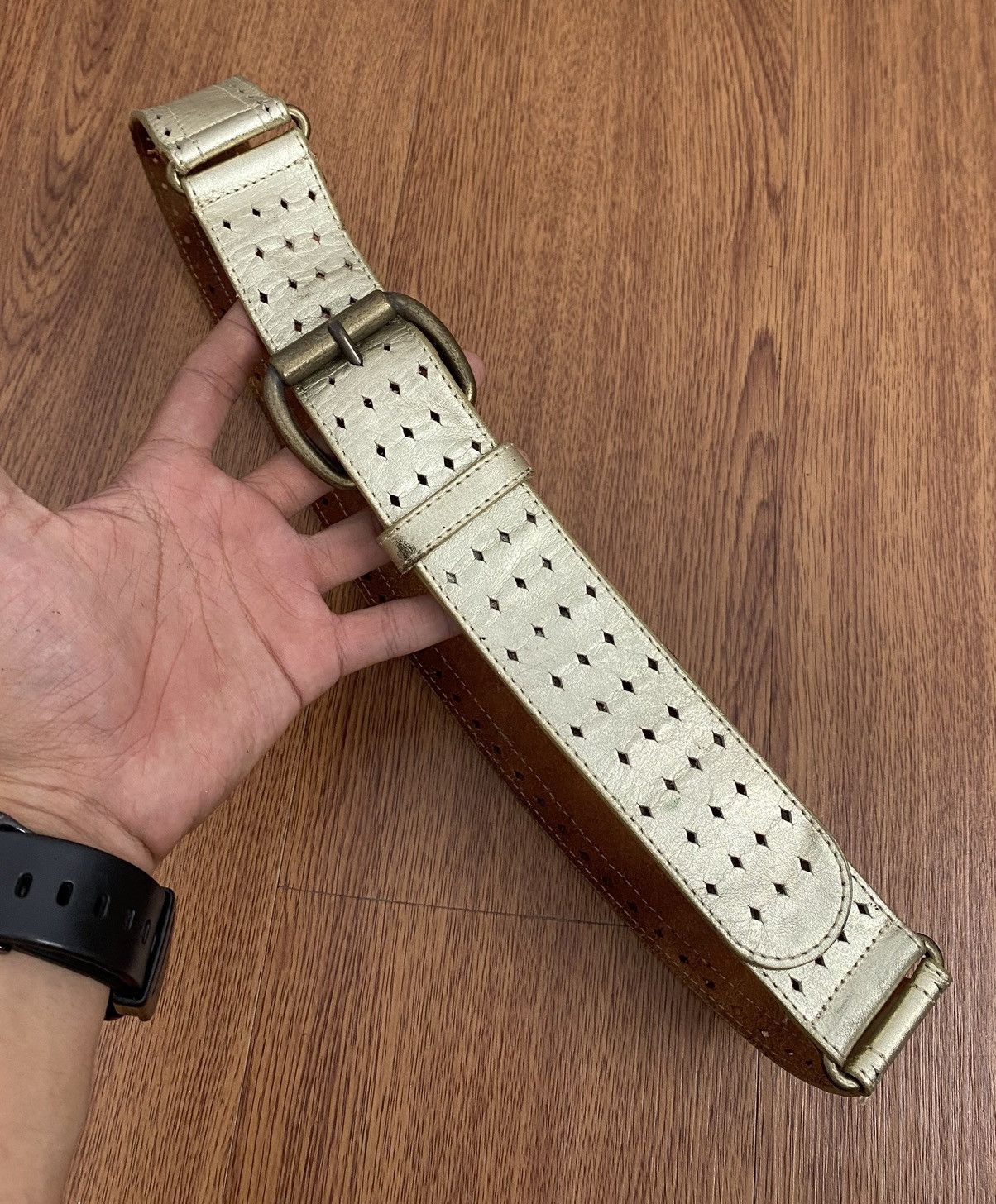 If Six Was Nine × Japanese Brand × Le Grande Bleu (L.G.B.) Vintage buckaroo leather belt Size ONE SIZE - 2 Thumbnail
