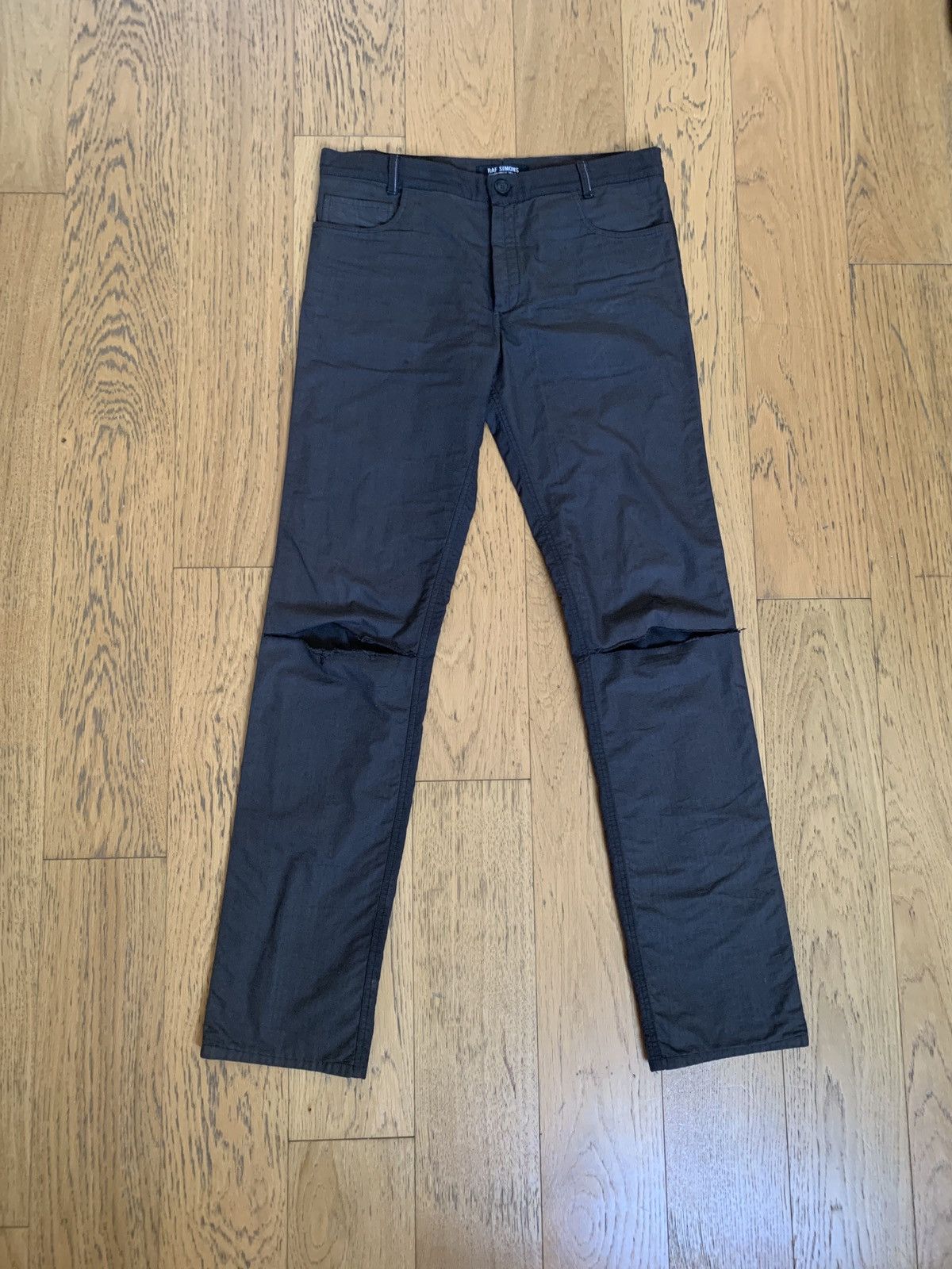 Raf Simons Raf Simons Virginia creeper fw 02/03 knee slit pants Size US 32 / EU 48 - 1 Thumbnail